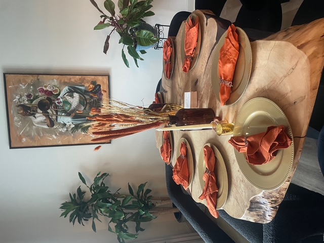 Autumn table styling