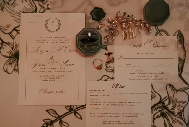 Wedding invitation suite