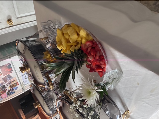 Catering fruit display table