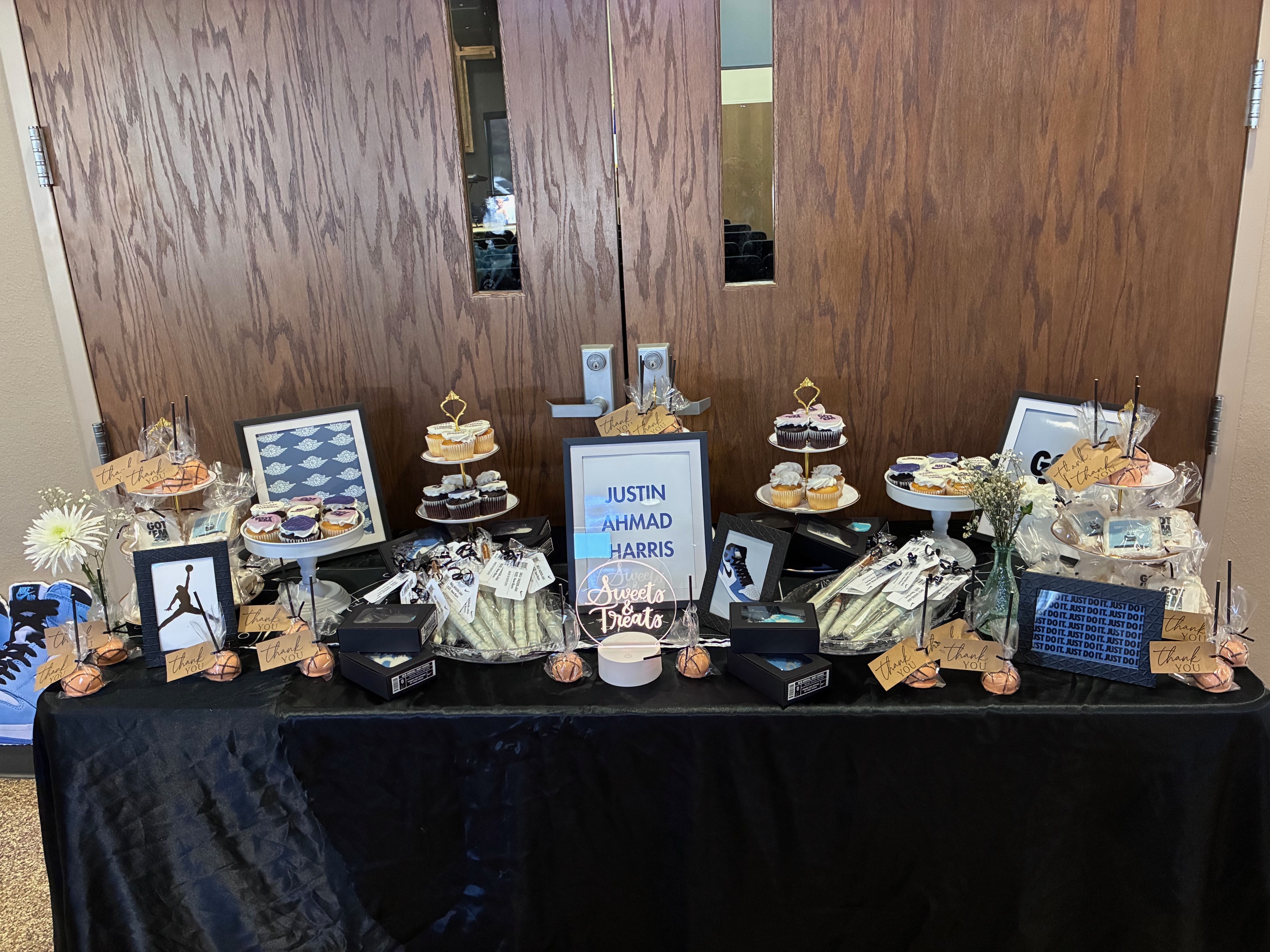 Birthday sweets table
