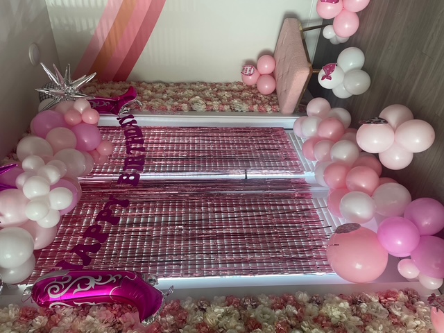 Pink birthday party